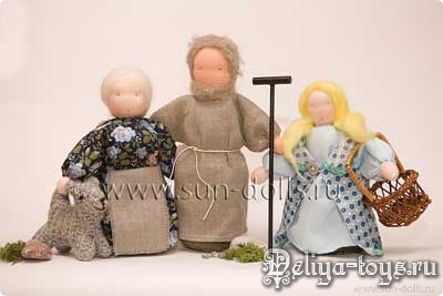 Ручная работа классическая европейская текстильная кукла. Sun-dolls. Handmade вальдорфская игрушка