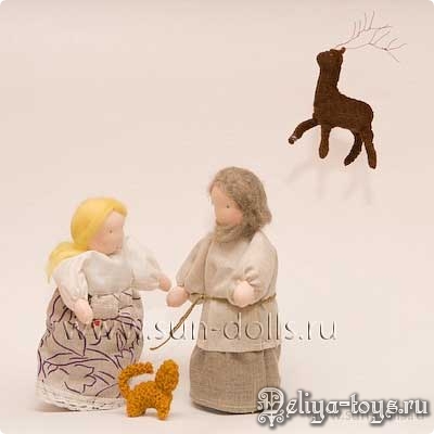 Ручная работа классическая европейская текстильная кукла. Sun-dolls. Handmade вальдорфская игрушка