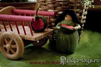 Ручная работа классическая европейская текстильная кукла. Sun-dolls. Handmade вальдорфская игрушка