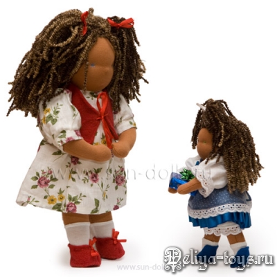 Ручная работа классическая европейская текстильная кукла. Sun-dolls. Handmade вальдорфская игрушка