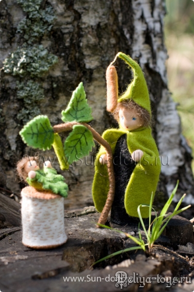 Ручная работа классическая европейская текстильная кукла. Sun-dolls. Handmade вальдорфская игрушка столбушка.