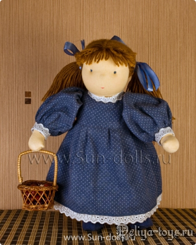 Ручная работа классическая европейская текстильная кукла. Sun-dolls. Handmade вальдорфская игрушка