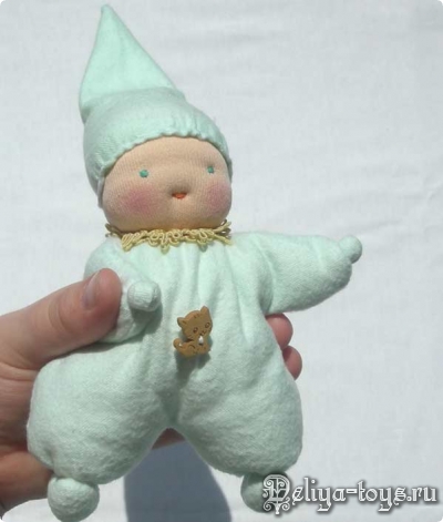 Вальдорфская узелковая кукла, кукла-уголок, кукла-подушка, кукла-бабочка, вальдорфский малышарик, кукла для самых маленьких, вальдорфская кукла, Handmade вальдорфская игрушка, вальдорфская кукла ручной работы.