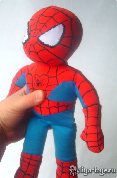 Мягкая игрушка Человек-паук. Spiderman toy.