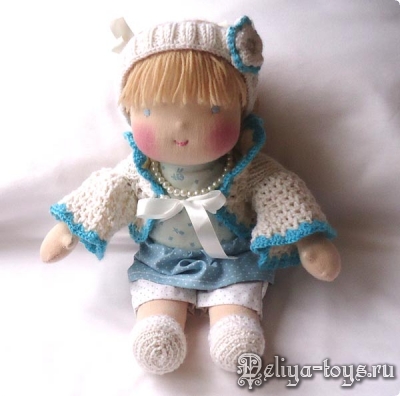 Ева, вальдорфская кукла, полезный подарок девочке, натуральные материалы
