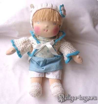 Ева, вальдорфская кукла, полезный подарок девочке, натуральные материалы
