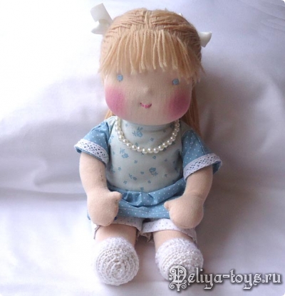 Ева, вальдорфская кукла, полезный подарок девочке, натуральные материалы
