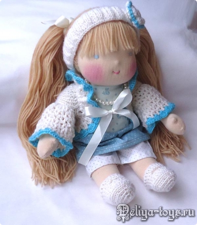 Ева, вальдорфская кукла, полезный подарок девочке, натуральные материалы