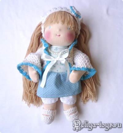 Ева, вальдорфская кукла, полезный подарок девочке, натуральные материалы