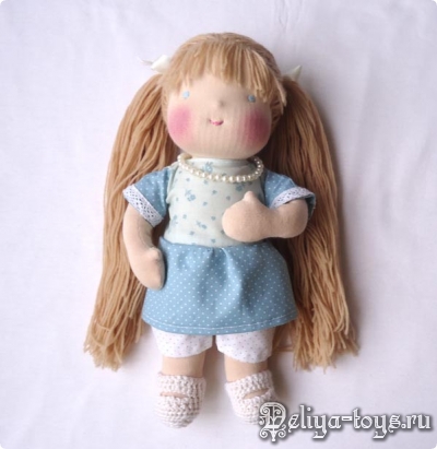 Ева, вальдорфская кукла, полезный подарок девочке, натуральные материалы