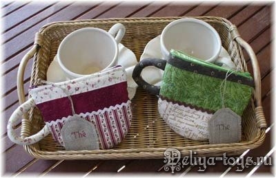 Сумка в виде чашки. Мастер-класс. Универсальный подарок.