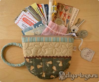 Сумка в виде чашки. Мастер-класс. Универсальный подарок.