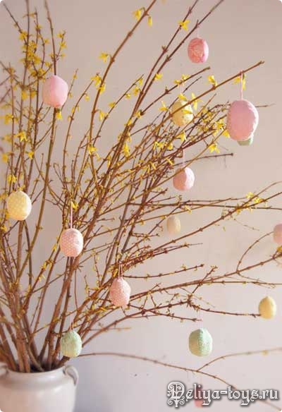 Текстильное яйцо. Яйцо их ткани. Подарок к Пасхе своими руками.