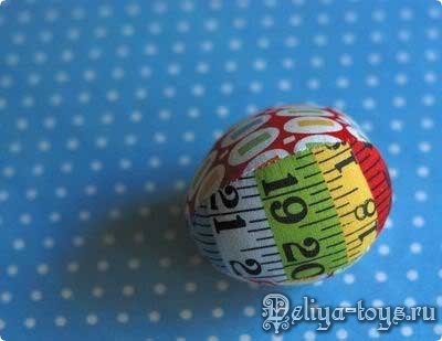 Текстильное яйцо. Яйцо их ткани. Подарок к Пасхе своими руками. Мастер-класс по пэчворку.