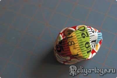 Текстильное яйцо. Яйцо их ткани. Подарок к Пасхе своими руками. Мастер-класс по пэчворку.