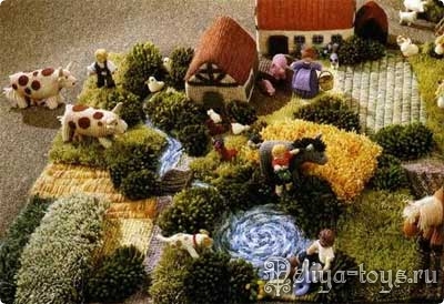 Ручная работа. Сказка своими руками. Замок, эльфы, гномы, принцесса, рыцарь, ферма с животными своими руками. Handmade вальдорфская игрушка