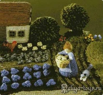 Ручная работа. Сказка своими руками. Замок, эльфы, гномы, принцесса, рыцарь, ферма с животными своими руками. Handmade вальдорфская игрушка