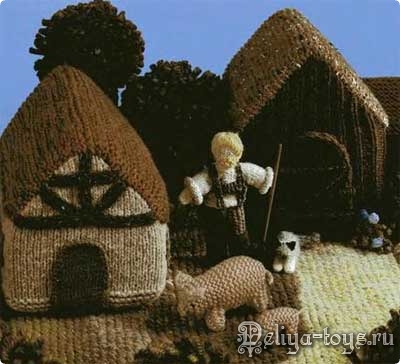 Ручная работа. Сказка своими руками. Замок, эльфы, гномы, принцесса, рыцарь, ферма с животными своими руками. Handmade вальдорфская игрушка