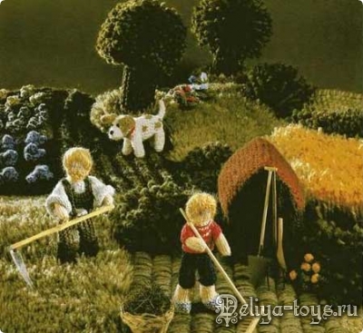 Ручная работа. Сказка своими руками. Замок, эльфы, гномы, принцесса, рыцарь, ферма с животными своими руками. Handmade вальдорфская игрушка