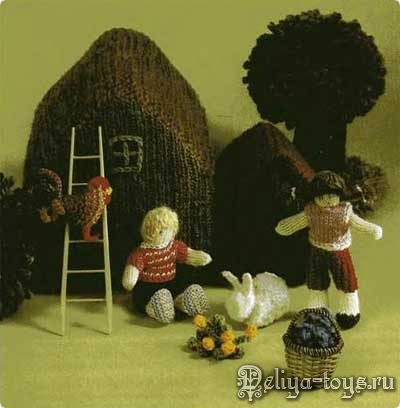 Ручная работа. Сказка своими руками. Замок, эльфы, гномы, принцесса, рыцарь, ферма с животными своими руками. Handmade вальдорфская игрушка