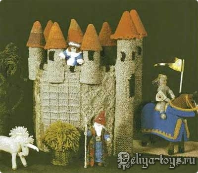 Ручная работа. Сказка своими руками. Замок, эльфы, гномы, принцесса, рыцарь, ферма с животными своими руками. Handmade вальдорфская игрушка